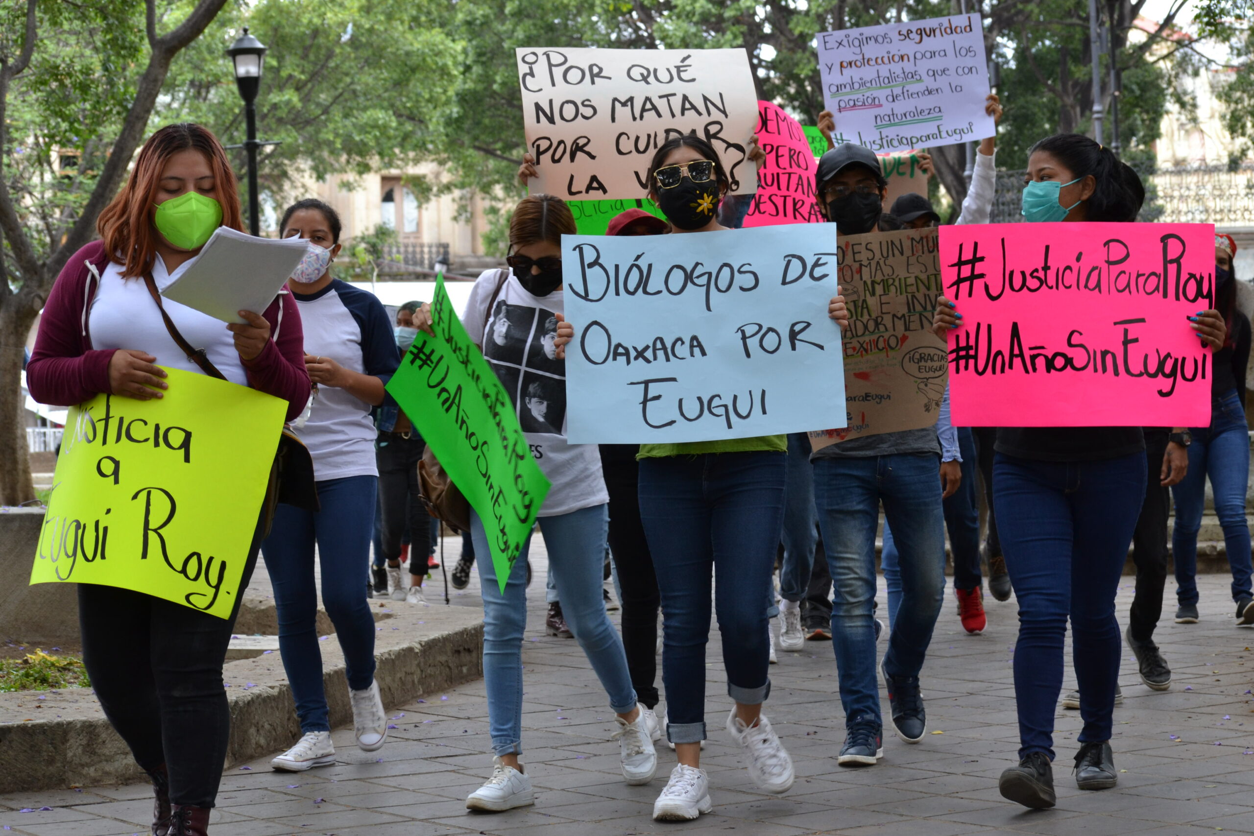 Biólog@s de Oaxaca exigen justicia para Eugui - Avispa Midia