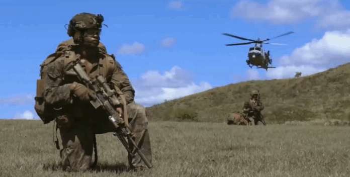 Fotograma del video difundido por el Comando Sur-1